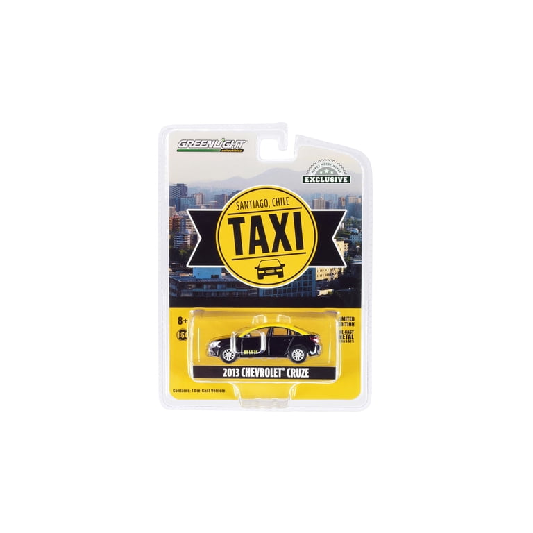 2013 Chevy Cruze Taxi -Santiago, Chile, Black and Yellow