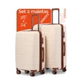 thumbnail image 1 of Maletas de viaje grandes de polipropileno con cierre premium YKK BIG series set 2 piezas 28”+ 24” capacidad 25kg cierre expandible de alta seguridad TSA LOCK Armored Travel BURDUR, 1 of 9