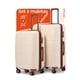 thumbnail image 1 of Maletas de viaje grandes de polipropileno con cierre premium YKK BIG series set 2 piezas 28”+ 24” capacidad 25kg cierre expandible candado de alta seguridad TSA LOCK Armored Travel BURDUR, 1 of 9