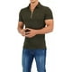 thumbnail image 1 of Playeras Polo Zipped John Leopard Ajuste Muscle Fit, 1 of 8