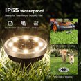 thumbnail image 4 of BLITZWILL 12 Pack Solar Ground Lights Outdoor, 8 LED Solar Flat Lights IP68 Waterproof Disc Light, Pathway Garden Lighting for Landscape Yard Walkway Driveway Lawn, Warm White, 4 of 8