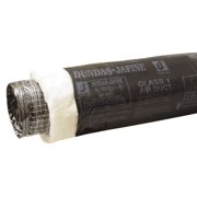 Dundas Jafine BPC625 Flexible Insulated Duct, 6 in ID, 25 ft L, Polyester, Black