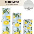 thumbnail image 4 of Yellow Lemon Fruit Flowers BlueWhite Pattern Kitchen Rugs Sets Of 3,Kitchen Runner Rugs Non Skid Washable,Decorative Kitchen Floor Mats for Kitchen,Sink,Laundry,17"x30"+ 17"x47" + 17"x59", 4 of 6