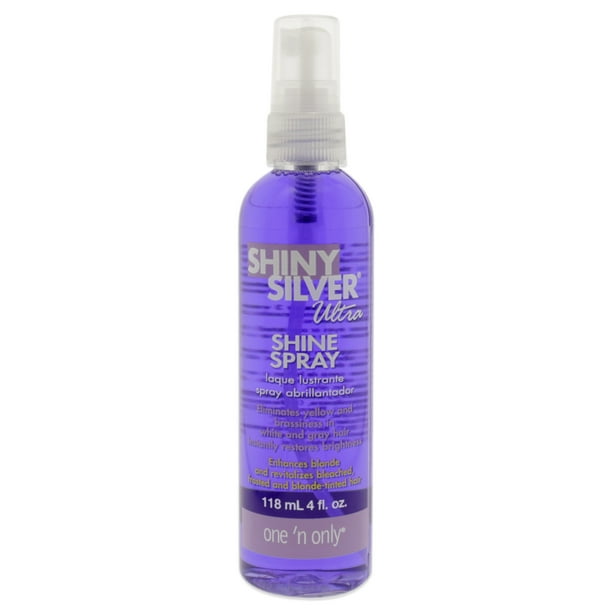 One n Only Shiny Silver Ultra Shine Spray 4 oz Hair Spray
