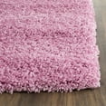 thumbnail image 4 of SAFAVIEH California Plush Solid Shag Runner Rug, Pink, 2'3" x 5' - Modern Design, Pink, Non-Shedding & Easy Cleaning, Ultra Plush Thick Pile, Ideal for Living Room, Bedroom, Entryway, Bathroom, 4 of 12