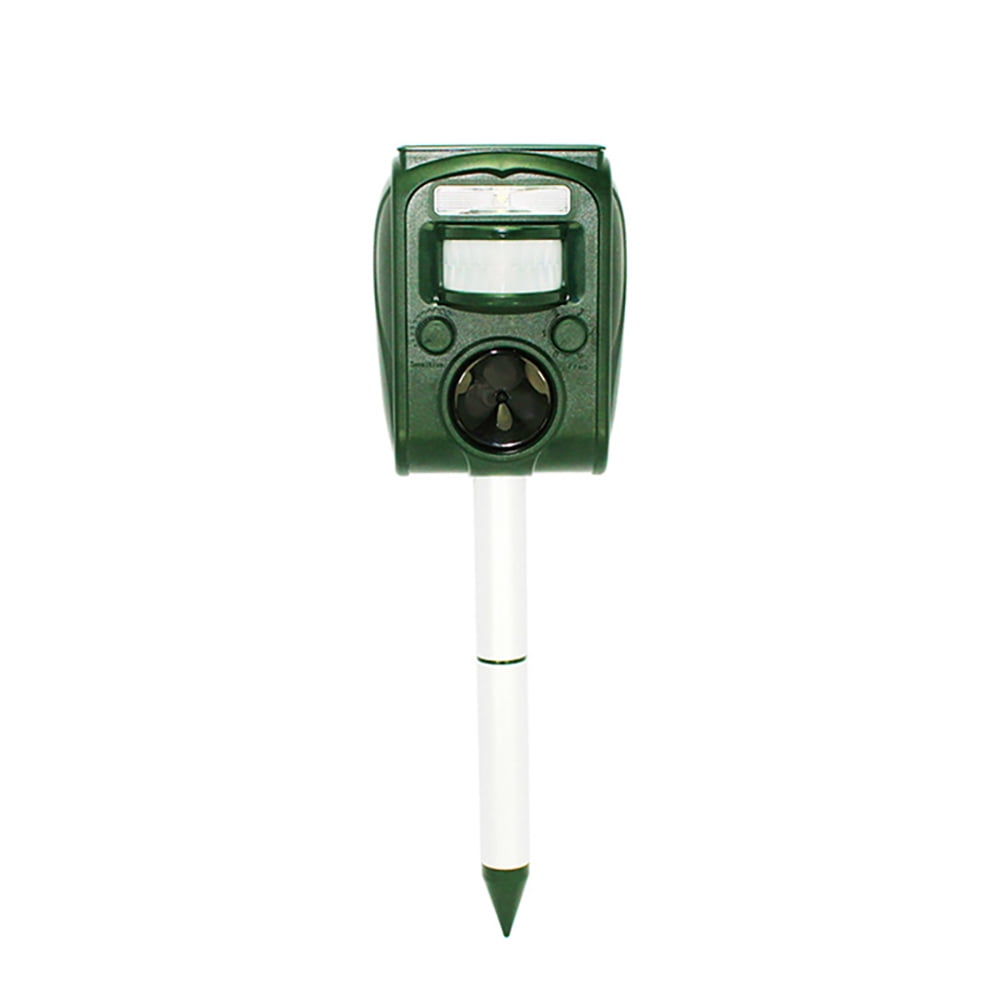 Solar Powered Outdoor Animal Repeller Motion Sensor Garden Flash Light Dog Cat Raccoon Rabbit Animal Dispeller Keep Animals Away