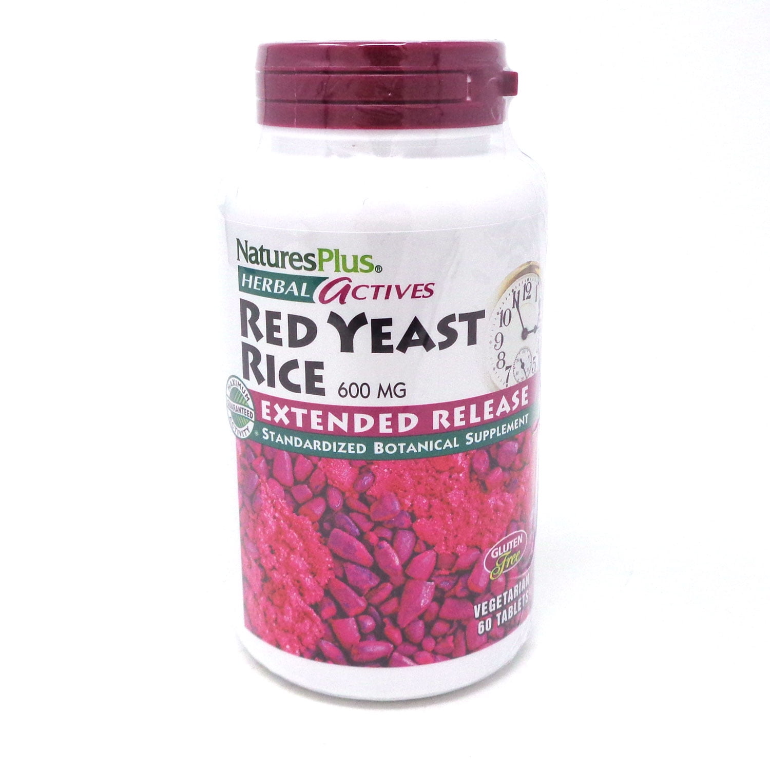 Red Yeast Rice Extended Release 600 mg By Nature's Plus 60 Tablets