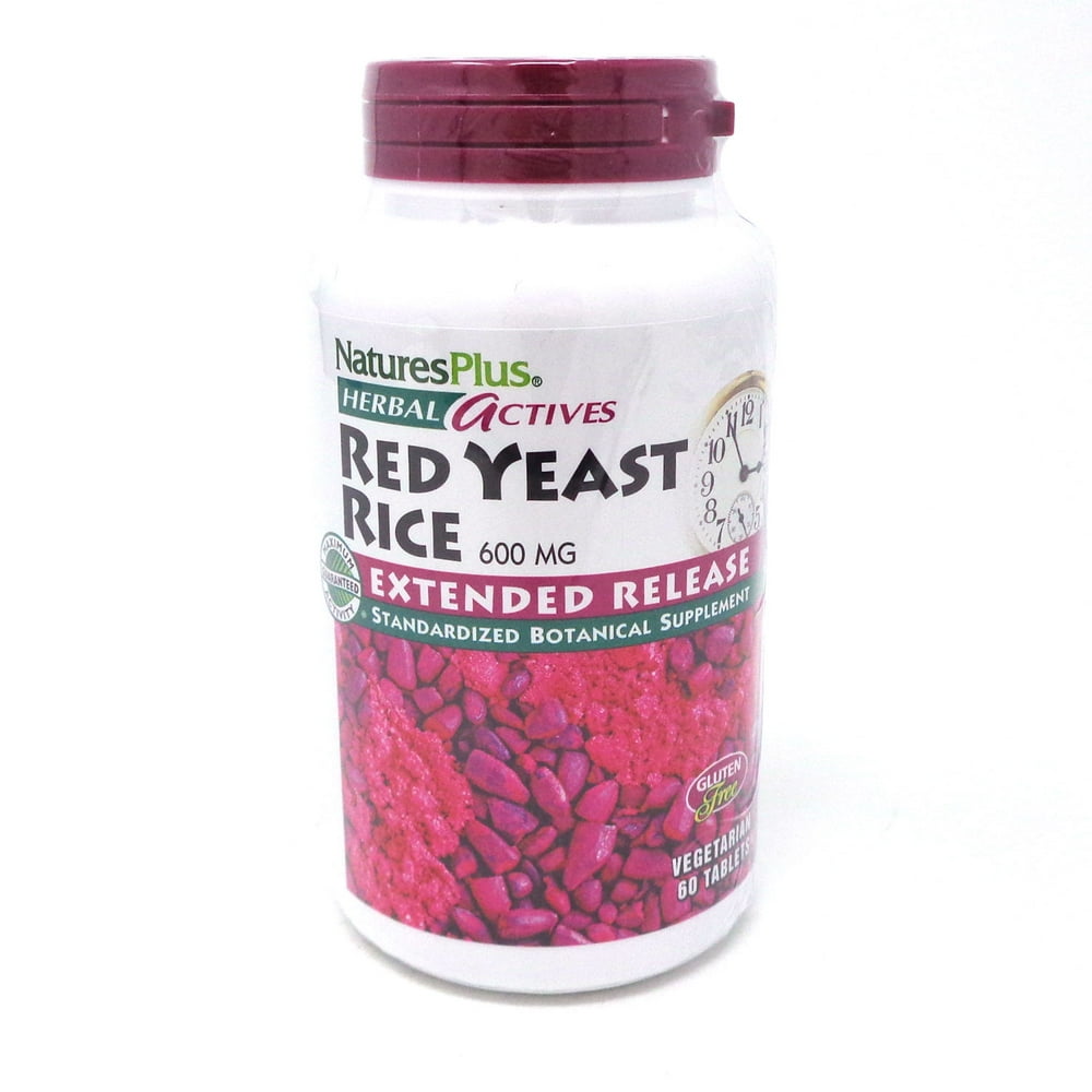 Red Yeast Rice Extended Release 600 mg By Nature's Plus 60 Tablets