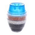 thumbnail image 2 of Boquilla de grifo con filtro de agua de 5 capas para baño Azul, 2 of 9
