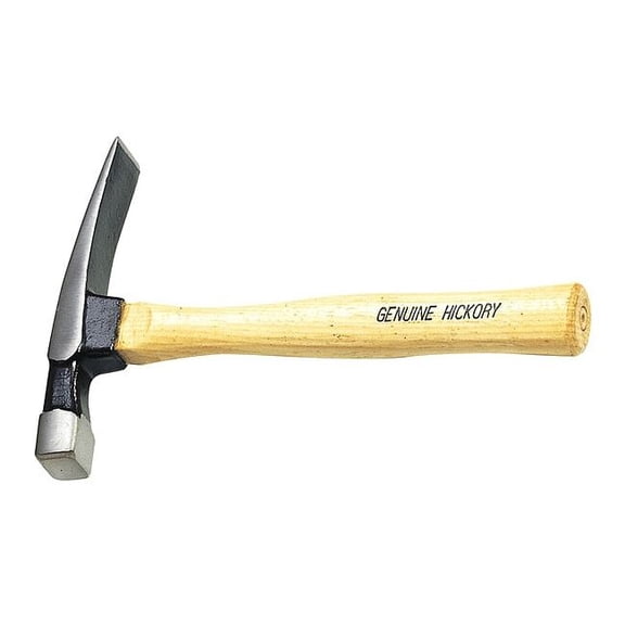 Westward Brick Layer Hammer,16 oz.,Hickory Handle 13P535