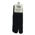 thumbnail image 4 of 4 Pairs Black Ankle Casual VToe Flip-Flop Tabi Big Toe Socks, 4 of 5