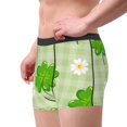 thumbnail image 3 of Kdxio Men's Boxer Briefs with St Patrick's Day11 Print - Comfortable and Breathable Underwear for Everyday Wear, 3 of 7