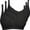 BK1, variant on 3 Pack Wireless Side Support Bra Back Hook Bra Soft Back Closure Bra Back Support Bra Light Support Back Bra Wireless Bras for Women Comfort Back Bra Back Closure Bra Wireless Side Support Bra