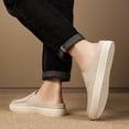 thumbnail image 5 of EKVAHL Backless Shoes for Men, Summer Casual Comfortable Breathable Anti-Slip Mule Sneakers, Round Toe Low-Cut Soft Soles Open Back Shoes, 5 of 6