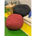 thumbnail image 3 of White Lotus Home Shredded Eco-Foam Bean Bag - Medium 42", 3 of 5