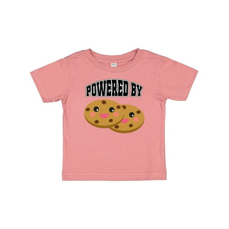 

Inktastic Powered by Cookies Gift Baby Boy or Baby Girl T-Shirt