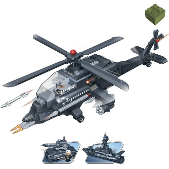 BanBao 3-in-1 Helicopter 295-Piece Building Set