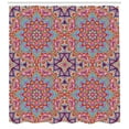 thumbnail image 3 of Ambesonne Purple Mandala Shower Curtain, Hippie, 69"Wx84"L, Multicolor, 3 of 3