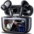 thumbnail image 1 of VEAT00L Écouteurs Sans Fil Bluetooth à Écran Tactile, Écouteurs Stéréo Basse 65 H avec 6 Modes d'Égalisation, Écouteurs Sans Fil à Écran Tactile Multifonctions à DEL Pleine Couleur avec Micro ENC, Mode ANC à Réduction de Bruit/transparence, 1 of 7