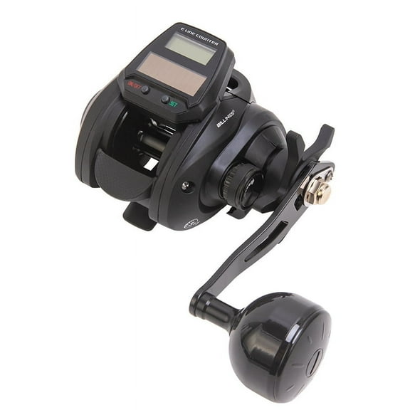 Fishing Reel 6.3:1 Gear Ratio,Solar Charging,Digital Display,18LB Max Drag,Metal Spool,For Freshwater Saltwater