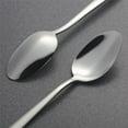 thumbnail image 3 of Dtwnek 6PCS Stainless Steel Soup Spoons Silverware Spoons Long Handle Dinner Spoons Table Spoon for Kitchen Restaurant Home, 3 of 7