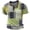 T-Green, variant on T Shirts For Men Adult Referee Shirt V Neck Striped Sweatshirt Short Sleeved Top Retro Clothing Blue L