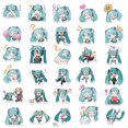 thumbnail image 4 of Pegatinas Hatsune Miku Anime, vinilo impermeable, 65 unidades, 4 of 5