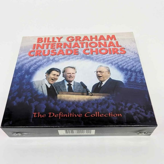 Billy Graham International Crusade Choirs – The Definitive Collection / 3 CD Discs and a 12 page Booklet / 236 Minutes playtime / Ethel Waters, Cliff Barrows, George Beverly Shea, Myrtle Hall, The