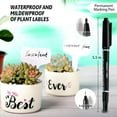 thumbnail image 3 of 200pcs 4 Inch T-Type Plant Labels - Waterproof Plastic Garden Markers with Permanent Marker Pen, Reusable Plant Tags for Seedlings Herbs Vegetables, Outdoor Indoor Gardening Supplies, 3 of 8