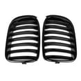 thumbnail image 5 of 1 Pair Front Bumper Kidney Grill Grille for BMW X3 F25 X4 F26 2014-2017, Gloss Black, 5 of 8