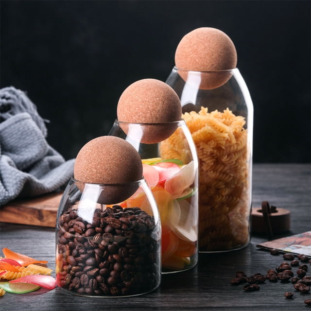 unbranded Frasco De Vidrio Para Almacenamiento De , Y Especias Con Hermético