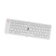 thumbnail image 4 of Teclado de computadora, escritura silenciosa eficiente, recargable, 68 teclas, teclado plegable para teléfono inteligente Blanco, 4 of 8