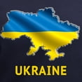 thumbnail image 3 of CafePress - Cool Ukraine Flag Ukrainian Pride Native H T Shirt - Women's V-Neck Dark T-Shirt, 3 of 4