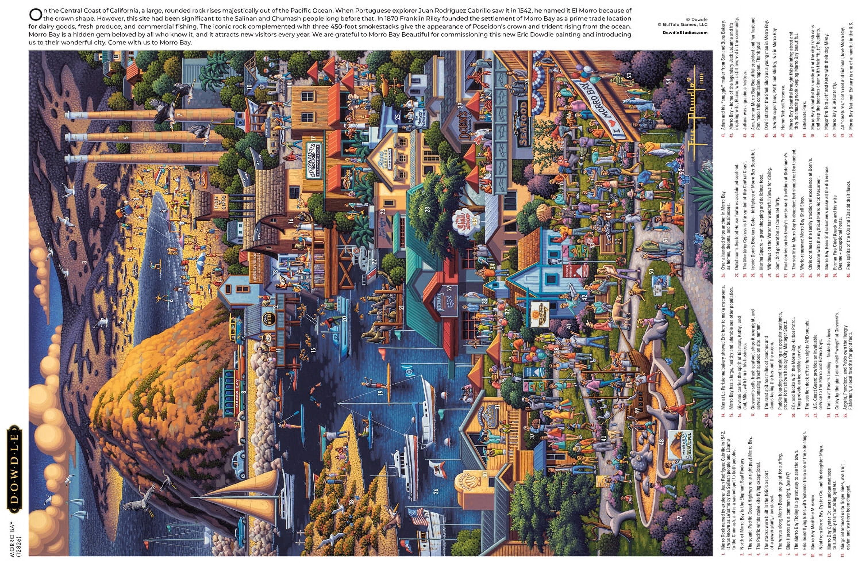 Buffalo Games 1000-Piece Morro Bay Interlocking Jigsaw Puzzle for Adults Ages 14+