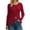 Red, variant on Arach&Cloz Women's Wool Blend Button Up Business Casual Cardigan Tops Outfits 2026