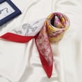 thumbnail image 4 of FONYVE Silk Feeling Scarf Medium Square Satin Head Scarf for Women 27.5" × 27.5", 4 of 6