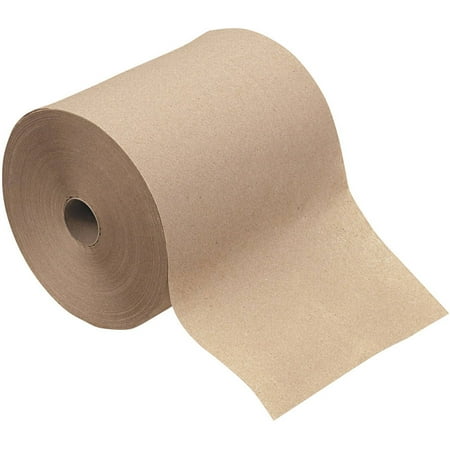 GEN 1-Ply Hardwound Towels, Brown, 12 count