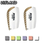 Visland 1 Pair EVA Soccer Shin Guards for Kids Youth Adults Shin Guards Pads with Sleeves, Lightweight and Compact, Protective Soccer Equipment