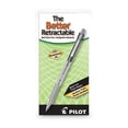 thumbnail image 2 of Better Ballpoint Pen, Retractable, Medium 1 Mm, Black Ink, Smoke Barrel, Dozen | Bundle of 2 Dozen, 2 of 4