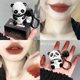 thumbnail image 3 of Lindo Panda chino brillo de labios mate terciopelo labio barro impermeable antiadherente taza Chocolate lápiz labial rojo tinte maquillaje cosmético coreano, 3 of 5