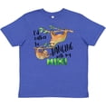 thumbnail image 3 of Inktastic Id Rather Be Hanging with My Mimi- Cute Sloths Youth T-Shirt, 3 of 5