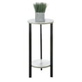 thumbnail image 5 of Graystone 31" Plant Stand in Gray Faux Birch Wood and Black Metal Frame, 5 of 6