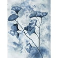 thumbnail image 2 of Charest, Doris 15x18 White Modern Wood Framed Museum Art Print Titled - Indigo Splashed Ginkos 1, 2 of 4