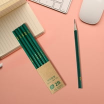 ROLKFUK 10 Pack Green Pencils for ki-ds, 2B & HB Kindergarten Elementary Sch-ool Pencils, Hexagonal Non-Slip Grip, Safe Wooden Break-Resistant Lead, Back to Sch-ool Supplies