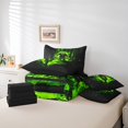 thumbnail image 4 of Erosebridal Dirt Bike Bedding Sets Full Size, Jungle Sports Comforter Sets with Sheets, Speed Game Decor, Reversible 7 Pieces, 4 of 5
