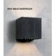 thumbnail image 5 of Aplique De Pared Al Aire Libre Apliques De Pared De 12w Lámpara Luz De Pared Arriba Abajo Led 3000k Blanco Cálido Aplique Moderno Impermeable Ip65 Aluminio Negro Para Sala De Estar Dormitorio, 5 of 5
