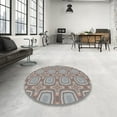 thumbnail image 3 of Ahgly Company Indoor Rectangle Patterned Pale Silver Gray Novelty Area Rugs, 4' x 6', 3 of 6