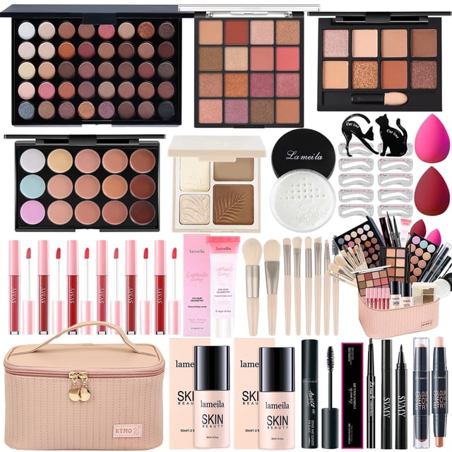 Kit de maquillaje Peenice All in One para mujer con paleta de sombras de ojos