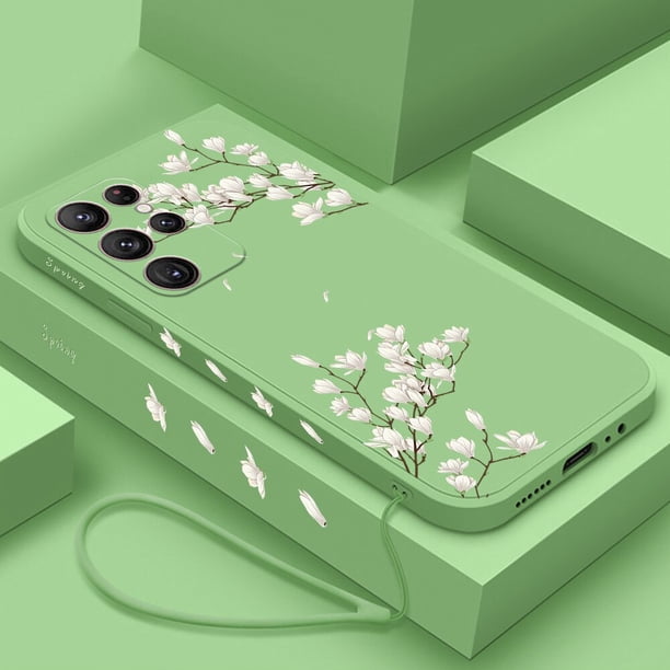 Funda de mariposa para Samsung Galaxy S21, S22, S23 Ultra Plus, S20 FE, A72, A71, A53, A52 S, A14, A34, A54, 5G, A51, A33, A32, A23, A21S, A13 qiuyongmign unisex
