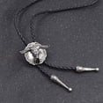 thumbnail image 2 of Bolo Tie Western Cowboy colgante para cumpleaños Graduaciones Estilo vintage Grado premium Hecho a mano para hombres Joyería duradera unisex Plata Sunnimix Corbata de bolo, 2 of 8